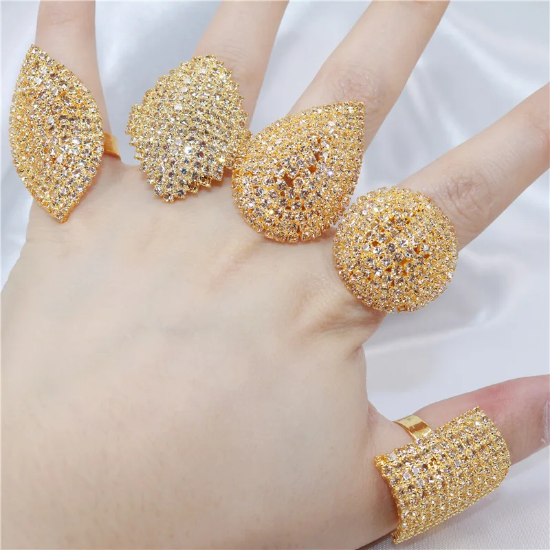 Luxury all diamond exquisite ring women's all diamond cross-border hot selling women's bare diamond crystal jewelry hand, Customized
Luxury all diamond exquisite ring women's all diamond cross-border hot selling women's bare diamond crystal jewelry hand, Customized