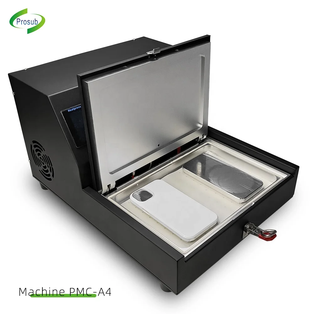 

Prosub A4 Film 3D Sublimation Vacuum Heat Press Machines Coated Phone Case Printing Sublimation Machine PMC-A4