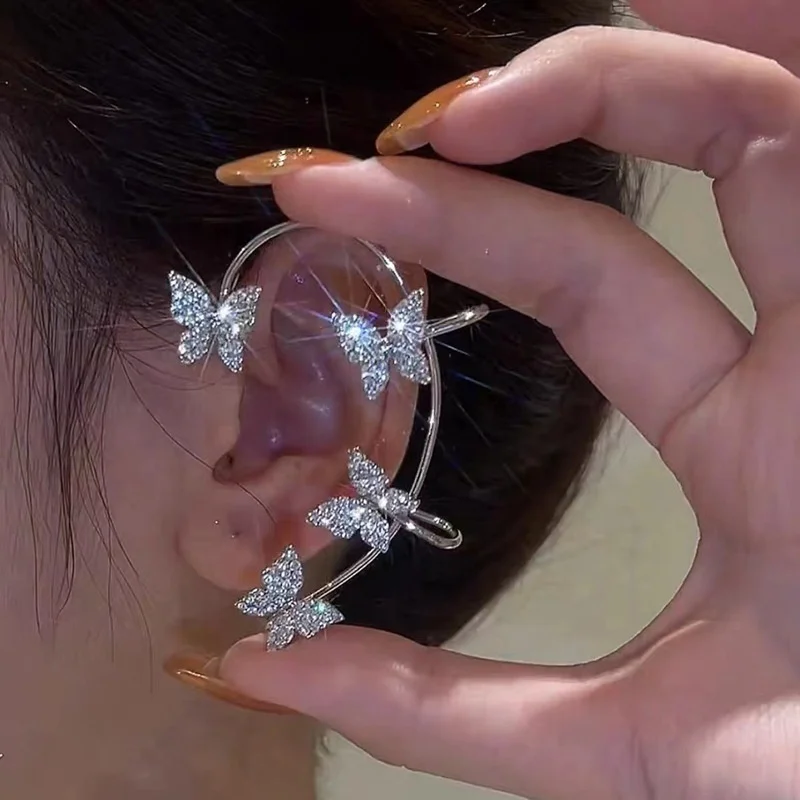 DROPSHIPPING Super Flash Diamond Butterfly Ear Clip Hook Four Butterfly Ear Clips Without Piercing
DROPSHIPPING Super Flash Diamond Butterfly Ear Clip Hook Four Butterfly Ear Clips Without Piercing