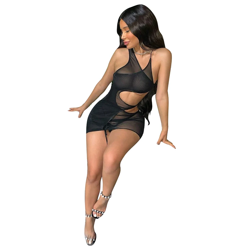 CuteNOVA Q21DS124 2021 Female Clothing Black Sexy Club Cut-Out Solid Color Dresses Mock Neck Bodycon Sleeveless Short Dress, Customized color
CuteNOVA Q21DS124 2021 Female Clothing Black Sexy Club Cut-Out Solid Color Dresses Mock Neck Bodycon Sleeveless Short Dress, Customized color