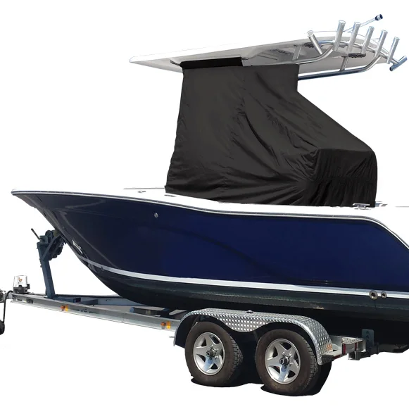 Boat T-Top Center Console Canvas Cover Cyclone Dope Dyed Polyester Fabric MA 083
Boat T-Top Center Console Canvas Cover Cyclone Dope Dyed Polyester Fabric MA 083