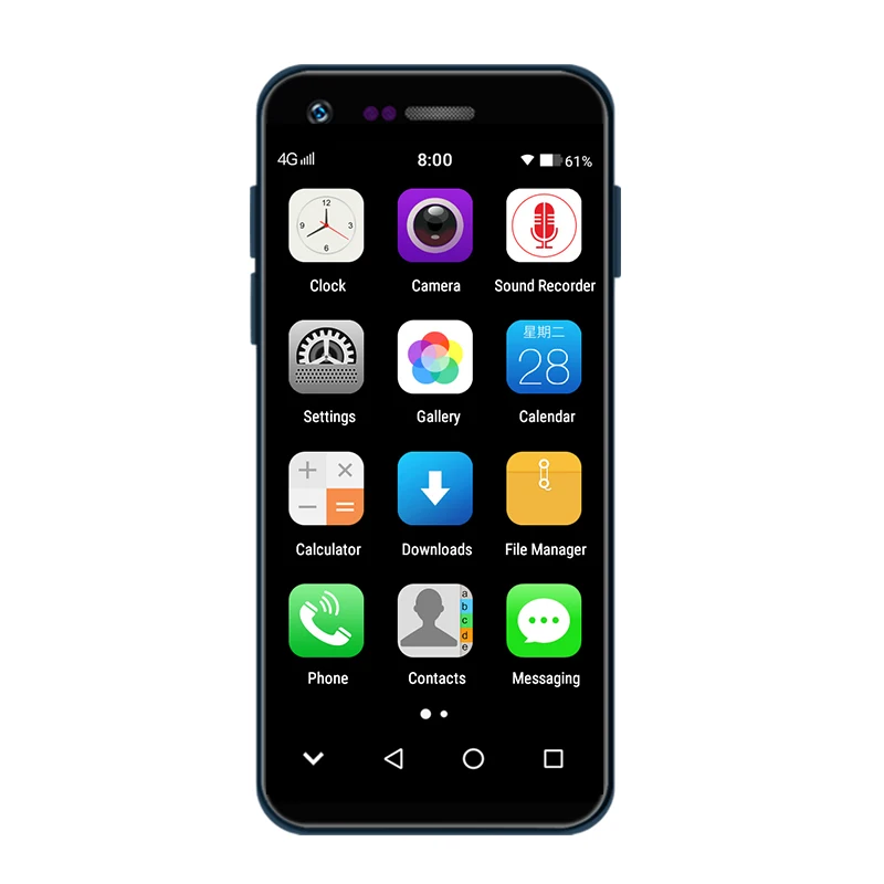 Wholesale N5 2+16GB 3 inch full screen 4G Android 7.1 face recognition small phone, Blue/black/pink
Wholesale N5 2+16GB 3 inch full screen 4G Android 7.1 face recognition small phone, Blue/black/pink