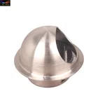 Round Bull Nosed Stainless Steel Air Vent Cap with insectscreen