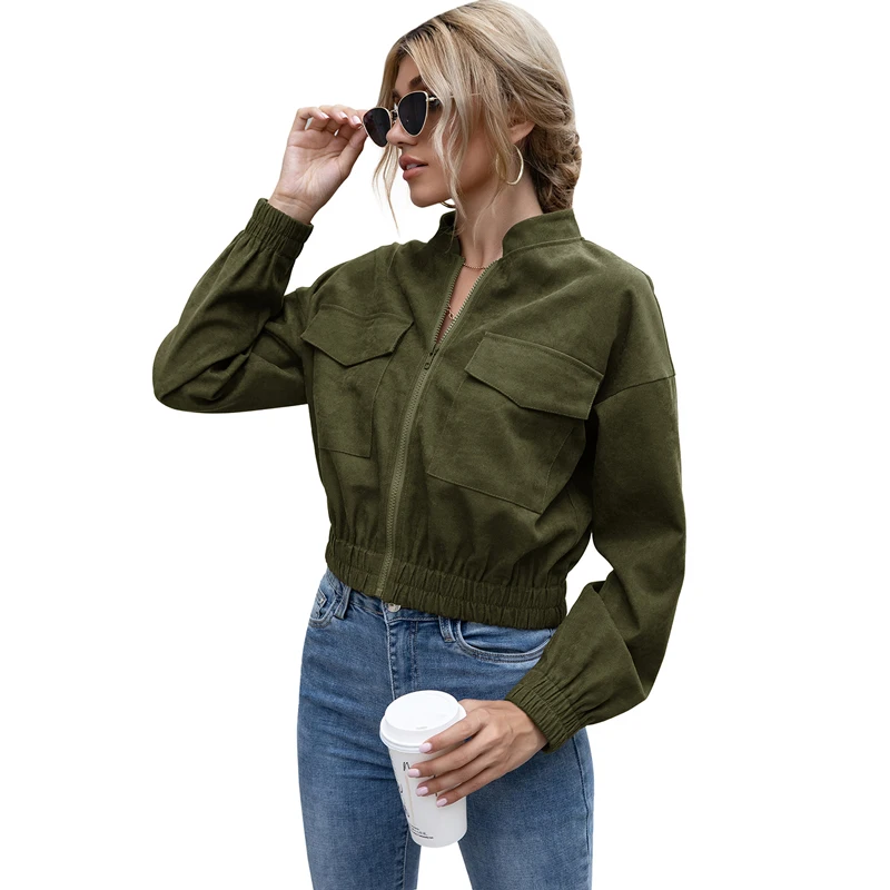 2021 fall solid corduroy woman crop coat hood drawstring zip upfront flat pocket coat jacket women
2021 fall solid corduroy woman crop coat hood drawstring zip upfront flat pocket coat jacket women