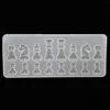 DIY handmade chess crystal epoxy gel silicone mould