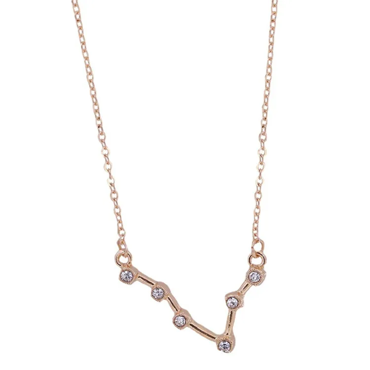 female elegant 12 gold twelve trendy star zodiac sign pendant necklace, As the picturs
female elegant 12 gold twelve trendy star zodiac sign pendant necklace, As the picturs