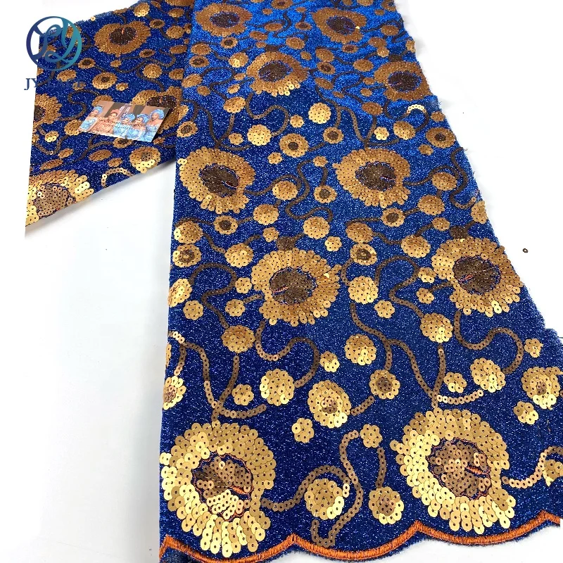 JY Latest Bule Velvet African Lace Fabric Sequins Fabric For Nigerian Asoebi Dress, 8 colors or custom color
JY Latest Bule Velvet African Lace Fabric Sequins Fabric For Nigerian Asoebi Dress, 8 colors or custom color