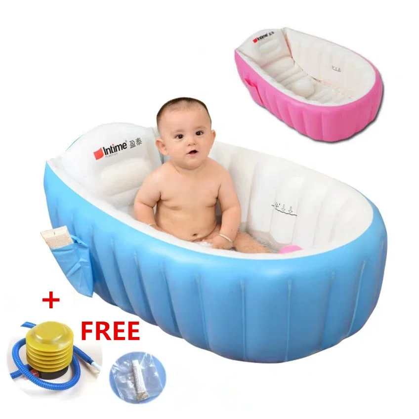 Amazon hot sells eco-friendly inflatable baby bath tubs Movable folding children's swimming pool, Blue/pink
Amazon hot sells eco-friendly inflatable baby bath tubs Movable folding children's swimming pool, Blue/pink
