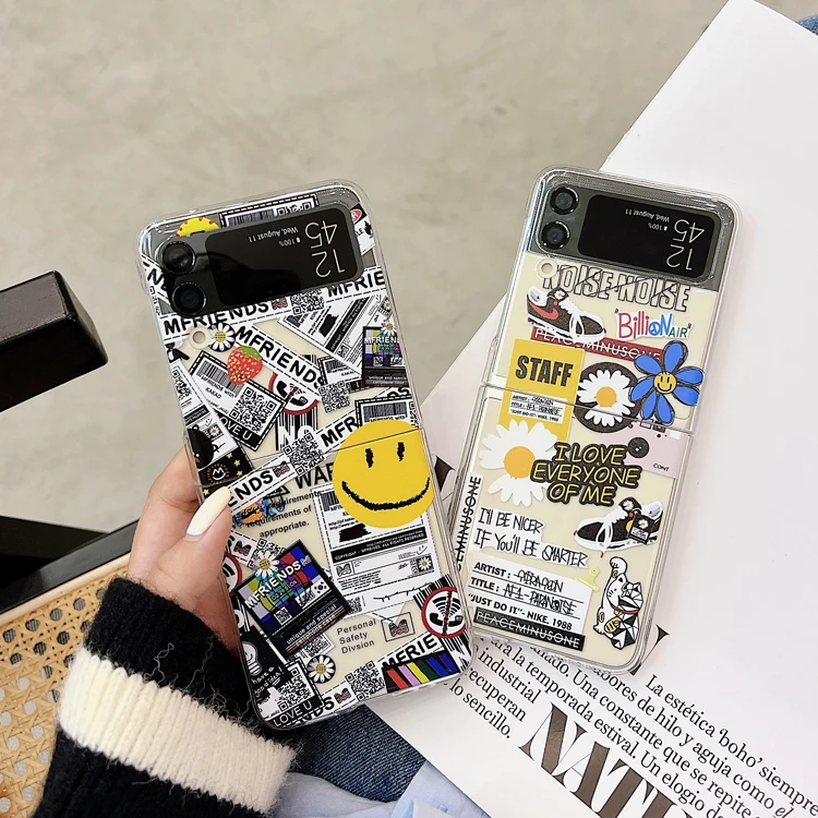 Folding Screen Cartoon Clear Crystal Transparent Phone Case Fashion Print Clear Phone Case For Samsung Galaxy Z Flip 3 Case
Folding Screen Cartoon Clear Crystal Transparent Phone Case Fashion Print Clear Phone Case For Samsung Galaxy Z Flip 3 Case