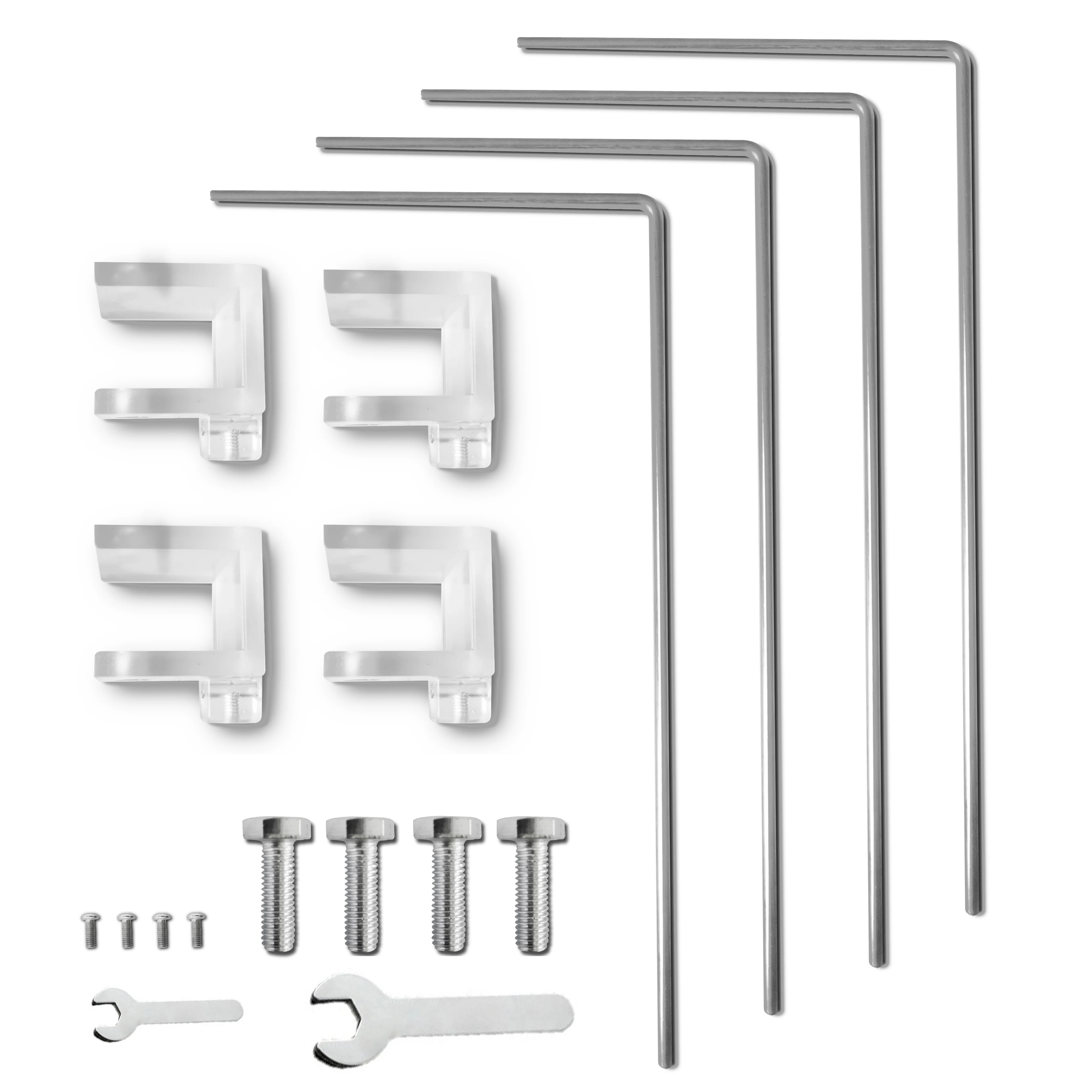 (Only Brackets) 4pcs one set Stainless Steel Aquarium Brackets Stand for Aquarium light
(Only Brackets) 4pcs one set Stainless Steel Aquarium Brackets Stand for Aquarium light