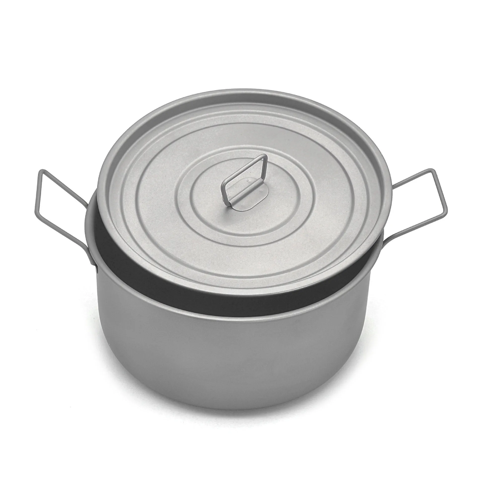 Outdoor Portable Pure Titanium Pan Titanium Non-stick Frying Pan For Camping, Silver
Outdoor Portable Pure Titanium Pan Titanium Non-stick Frying Pan For Camping, Silver