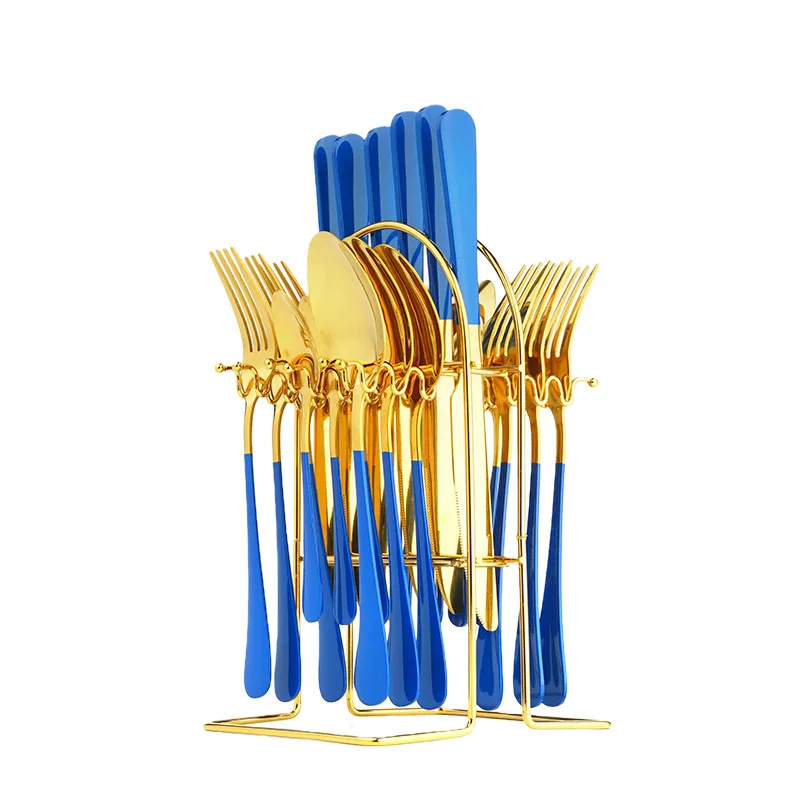 Amazon hot-selling High quality Stainless steel 304 Cutlery Set 24-pieces stainless steel Flatware Sets
Amazon hot-selling High quality Stainless steel 304 Cutlery Set 24-pieces stainless steel Flatware Sets