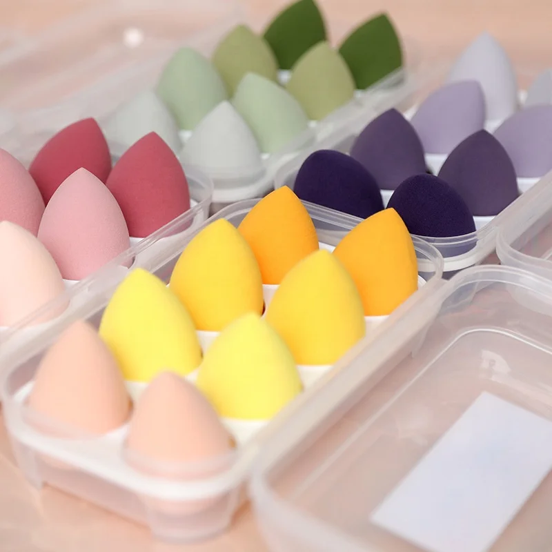 8 PCS Makeup Foundation Sponges, Beauty Egg Wet Dry Dual Use Makeup Concealer Puff Cosmetic Tool Set with Box, Customized color
8 PCS Makeup Foundation Sponges, Beauty Egg Wet Dry Dual Use Makeup Concealer Puff Cosmetic Tool Set with Box, Customized color