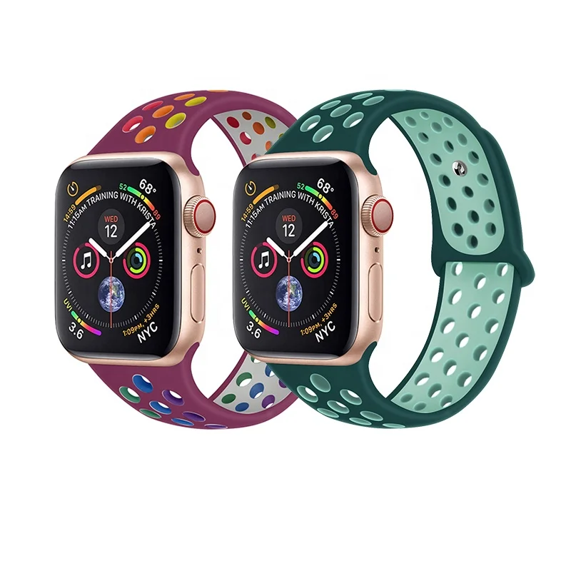 for iWatch 6 SE Pride Bicolor Perfore Reglable SLR Buckle Soft Bracelet for Apple Watch Silicone Band Strap
for iWatch 6 SE Pride Bicolor Perfore Reglable SLR Buckle Soft Bracelet for Apple Watch Silicone Band Strap