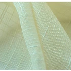 Factory Supply Natural Style sheer linen voile window curtain blinds fabrics