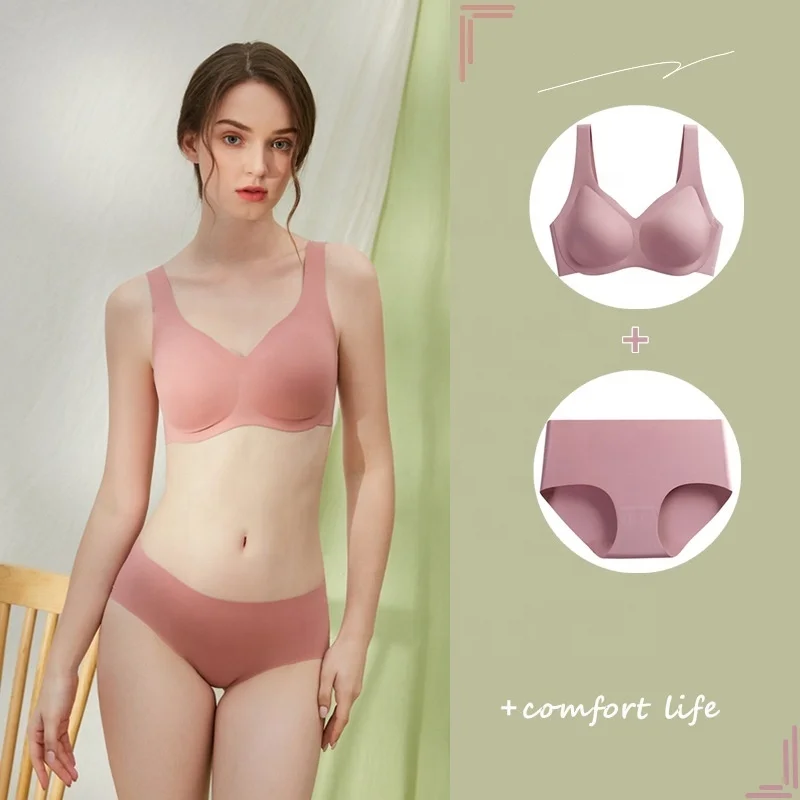 YD Wholesale ladies natural latex seamless bra and panty set shock-proof soft comfortable Bralette underwear women
YD Wholesale ladies natural latex seamless bra and panty set shock-proof soft comfortable Bralette underwear women