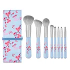 BeauDay Retro style makeup brush set wood handle Portable makeup brush set with bag cosmetic brush set