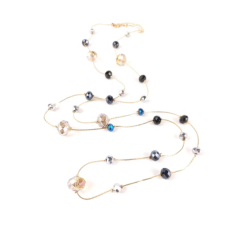 LIVE4U Christmas Fashion Lovely Multi Color Crystal Beads Handmade Long Necklace RS19NN05
LIVE4U Christmas Fashion Lovely Multi Color Crystal Beads Handmade Long Necklace RS19NN05