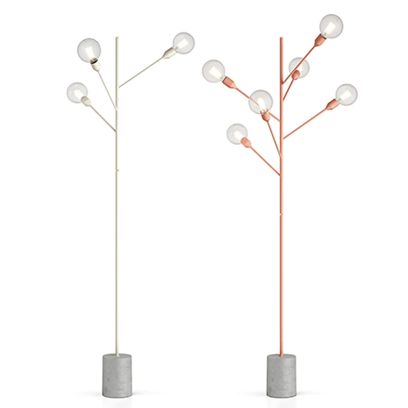 Simple post modern European home hotel chandelier Floor pendant tree branch lamp