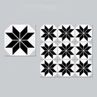 30x30cm glazed rustic art tiles 300x300mm kitchen and bathroom floor and wall ceramic tiles white and black in Foshan
