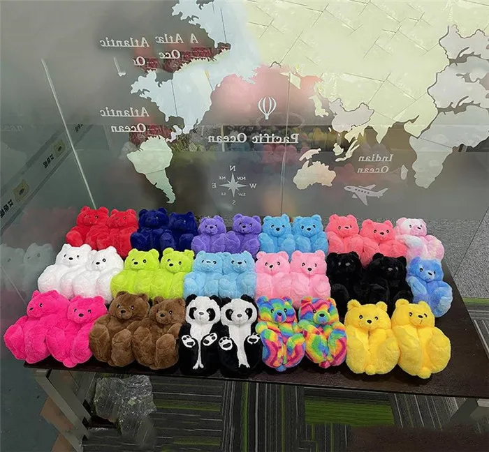 J1214-trending 2021 indoor plush cute house shoes teddy bear slippers for women girls, Picture
J1214-trending 2021 indoor plush cute house shoes teddy bear slippers for women girls, Picture