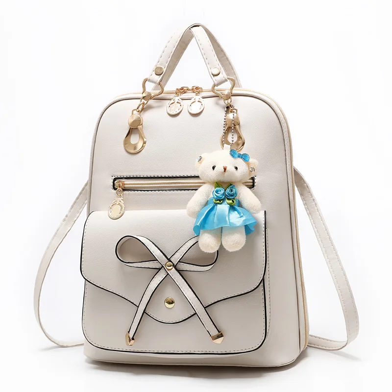 Student style bow backpacks hanging bear cute backpacks for girls ladies handle bags, Accpet customized color
Student style bow backpacks hanging bear cute backpacks for girls ladies handle bags, Accpet customized color