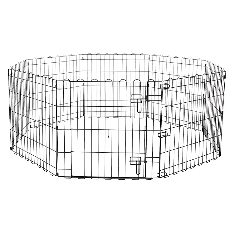 Supplier Wholesale Foldable Metal Pet Dog Exercise Fence With Gatego Dog Cage
Supplier Wholesale Foldable Metal Pet Dog Exercise Fence With Gatego Dog Cage