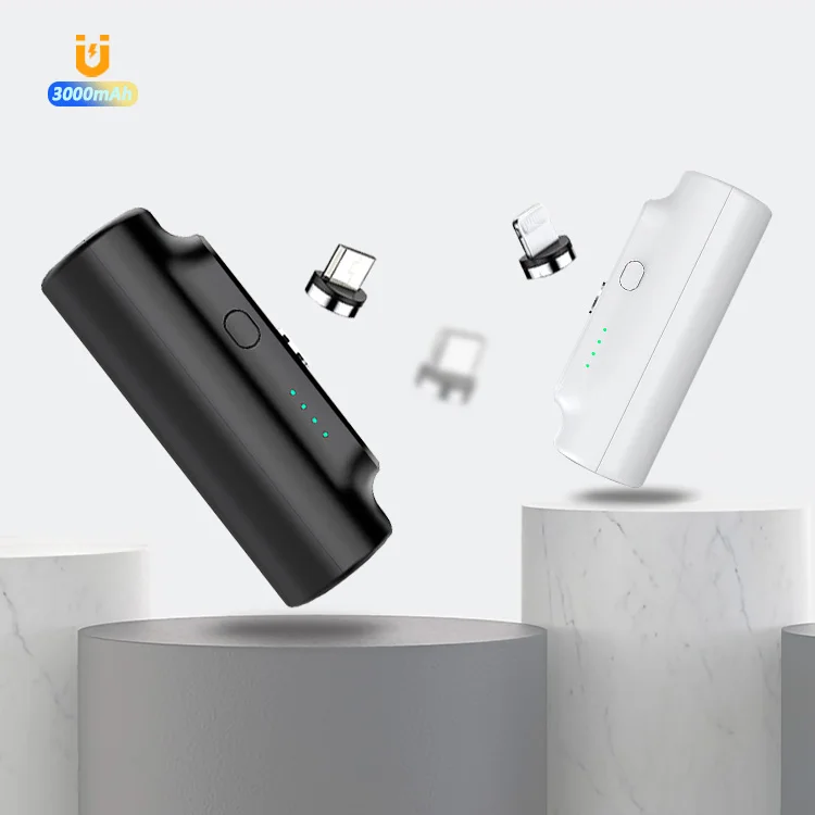 Magnetic Power Bank 3000mAh Mini Magnet Charger PowerBank For iPhone12 Type-c Emergency Portable External Battery Power Bank
Magnetic Power Bank 3000mAh Mini Magnet Charger PowerBank For iPhone12 Type-c Emergency Portable External Battery Power Bank