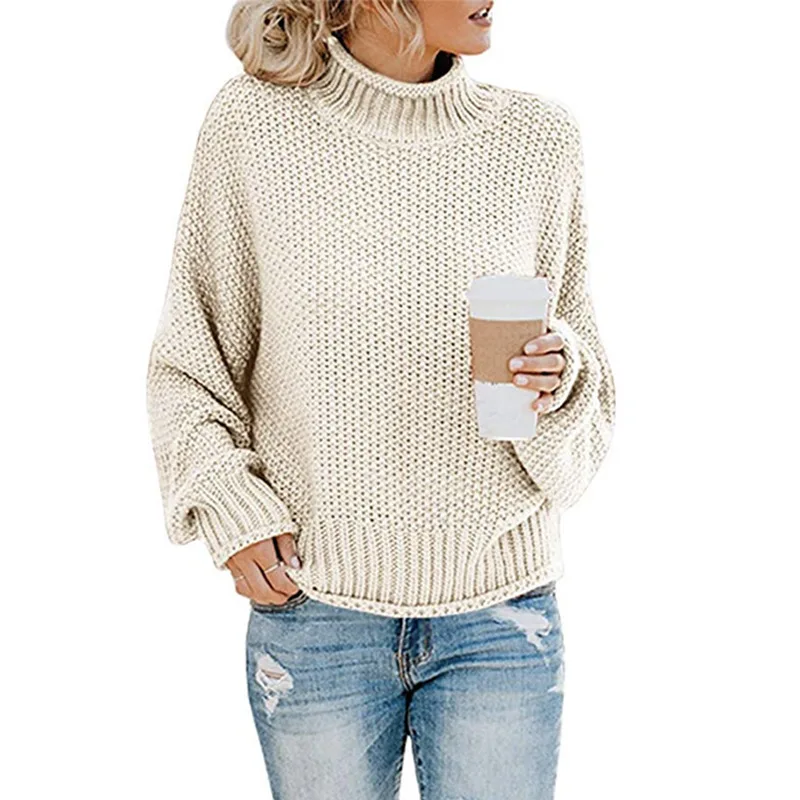 HONGNUO Winter/autumn Sweater Ribbed Long Sleeve Sweaters Women Pullovers Turtleneck Knitted Autumn Vintage Regular Sleeve Thick, Picture color
HONGNUO Winter/autumn Sweater Ribbed Long Sleeve Sweaters Women Pullovers Turtleneck Knitted Autumn Vintage Regular Sleeve Thick, Picture color