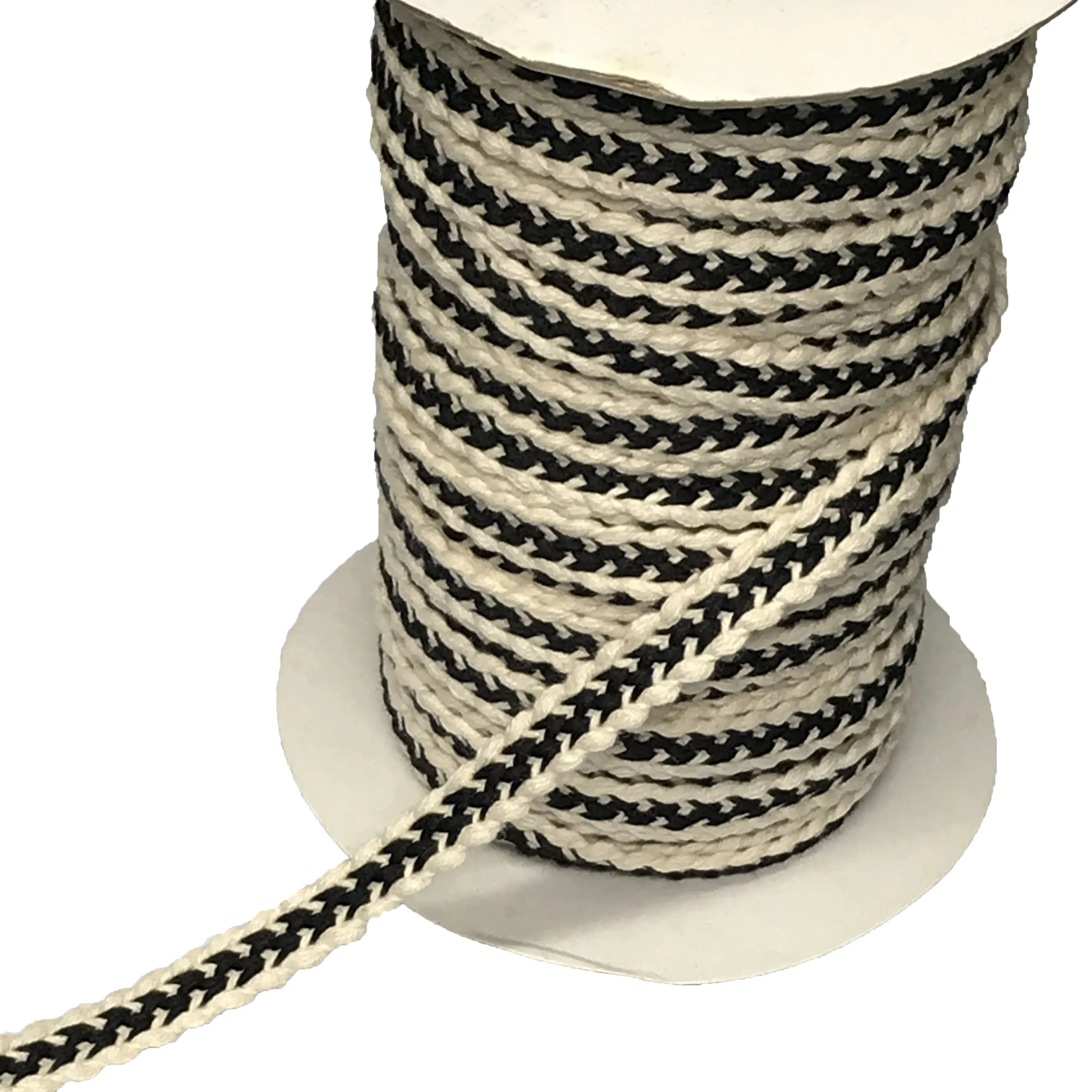 热卖服装饰品扁平绳棉线绳编织绳 10毫米 mm