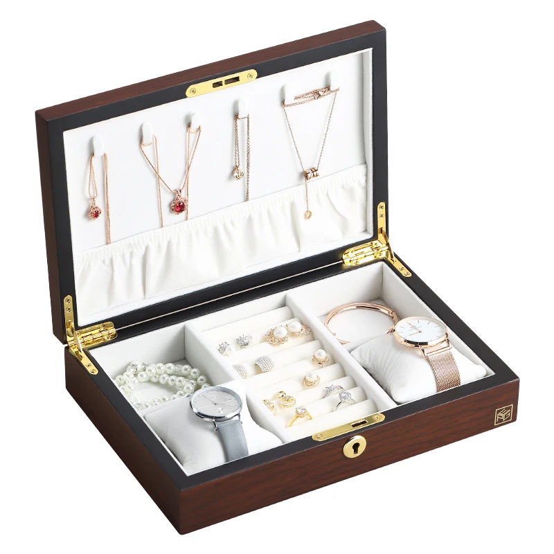 Wholesale Luxury Large Wooden Jewelry Organizer Box for Storage Earrings Rings Necklace Bracelet Watch Jewellery Storage Case, Wood
Wholesale Luxury Large Wooden Jewelry Organizer Box for Storage Earrings Rings Necklace Bracelet Watch Jewellery Storage Case, Wood