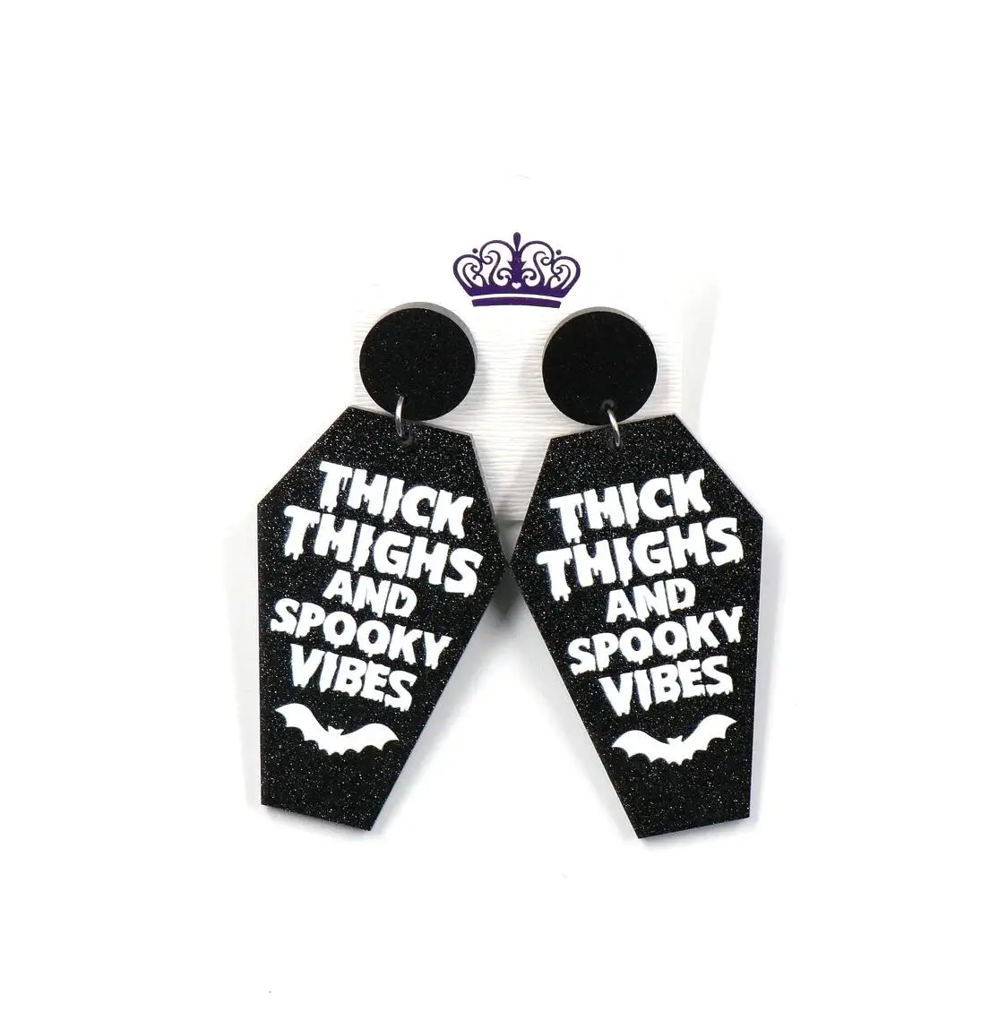 ERS012ER1164 New Arrival Thick Thighs And Spooky Vibes Halloween Glitter Acrylic Dangle Earrings
ERS012ER1164 New Arrival Thick Thighs And Spooky Vibes Halloween Glitter Acrylic Dangle Earrings