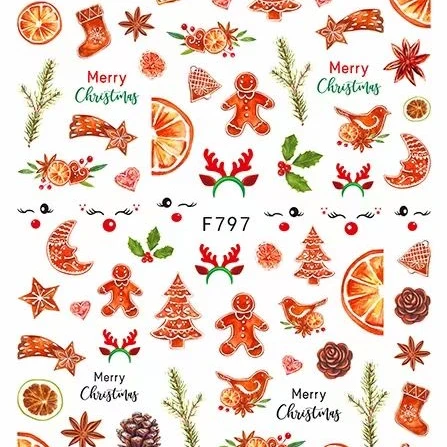 F792-F801 3D Halloween Nail Art Sticker Christmas Nail Wraps Nail Art Decorations Decals
F792-F801 3D Halloween Nail Art Sticker Christmas Nail Wraps Nail Art Decorations Decals