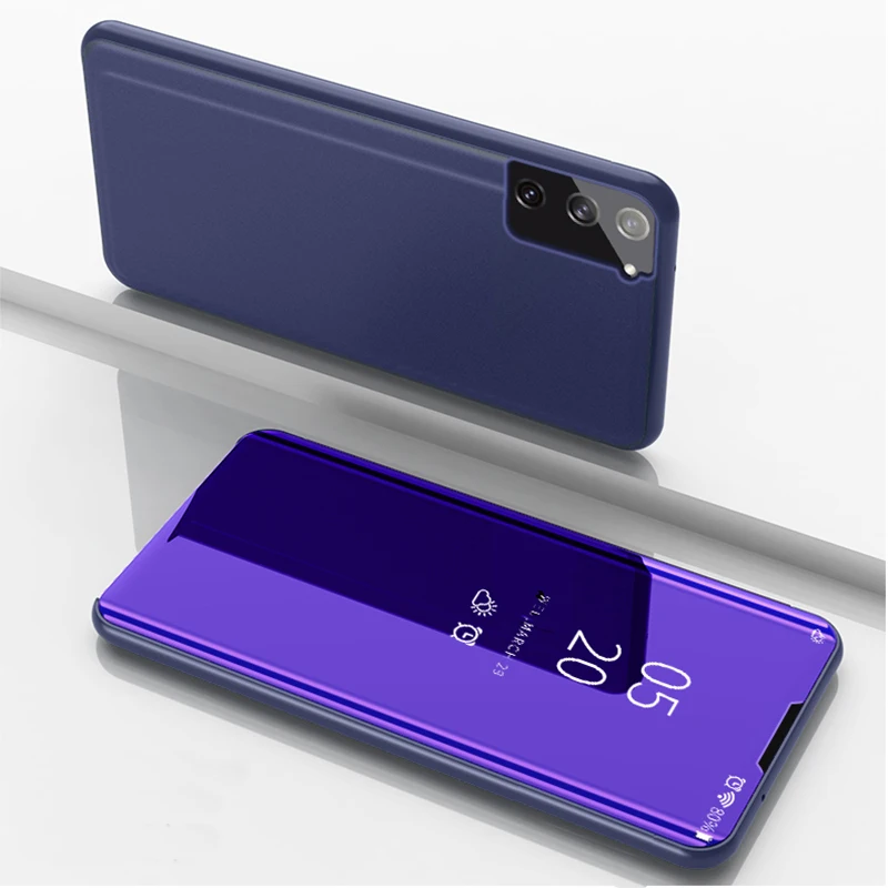 Leather Clear View Mirror Stand Cell Phone Case For Samsung S21 Plus S21 Ultra A02S A52 A72 Note 20 A21S A31, Black,silver,gold,rose gold,blue,purple,blue+purple
Leather Clear View Mirror Stand Cell Phone Case For Samsung S21 Plus S21 Ultra A02S A52 A72 Note 20 A21S A31, Black,silver,gold,rose gold,blue,purple,blue+purple