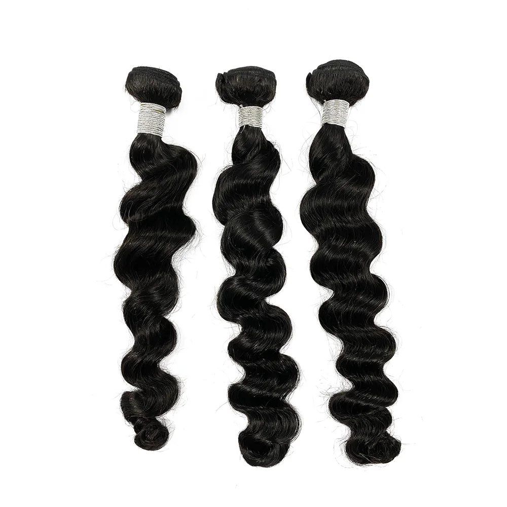 Brazilian Hair Natural Color Loose Deep Wave Hair Bundles Weaves 10A Grade 100% Human Raw Hair
Brazilian Hair Natural Color Loose Deep Wave Hair Bundles Weaves 10A Grade 100% Human Raw Hair