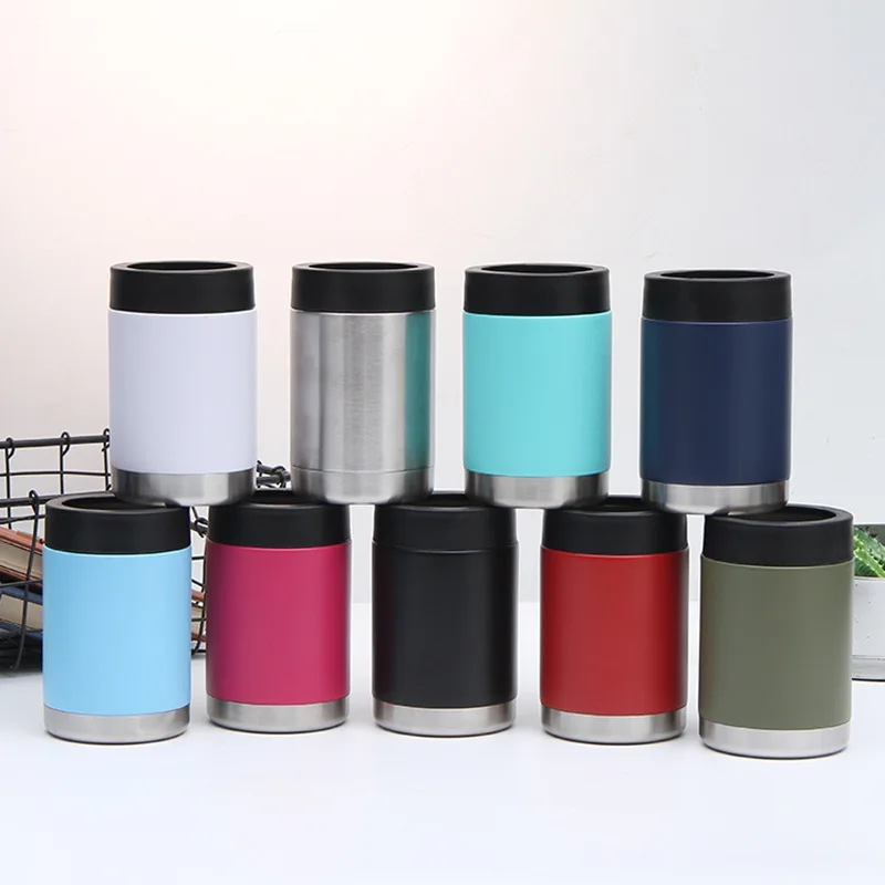 12oz Double Wall Stainless Steel Can Holder Vacuum Insulated Can Cooler Logo Custom Can Insulator, Multi colors
12oz Double Wall Stainless Steel Can Holder Vacuum Insulated Can Cooler Logo Custom Can Insulator, Multi colors