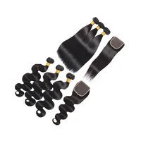 Brazilian Hair Bundles With Closure Straight Body Wave Human Hair 3 Bundles With Closure Remy 4x4 Lace Closure With Bundles
Brazilian Hair Bundles With Closure Straight Body Wave Human Hair 3 Bundles With Closure Remy 4x4 Lace Closure With Bundles