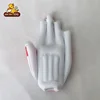 Promotional cheap big gloves paintable blank white giant inflatable middle finger hand for cheering