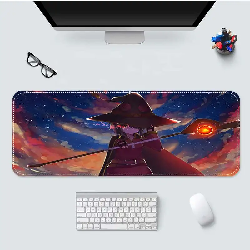 Anime Konosuba Megumin New Design Silicone Anti-slip Desk Table Anti-slip anime mouse pad Size for 400x900x2mm, Oem
Anime Konosuba Megumin New Design Silicone Anti-slip Desk Table Anti-slip anime mouse pad Size for 400x900x2mm, Oem