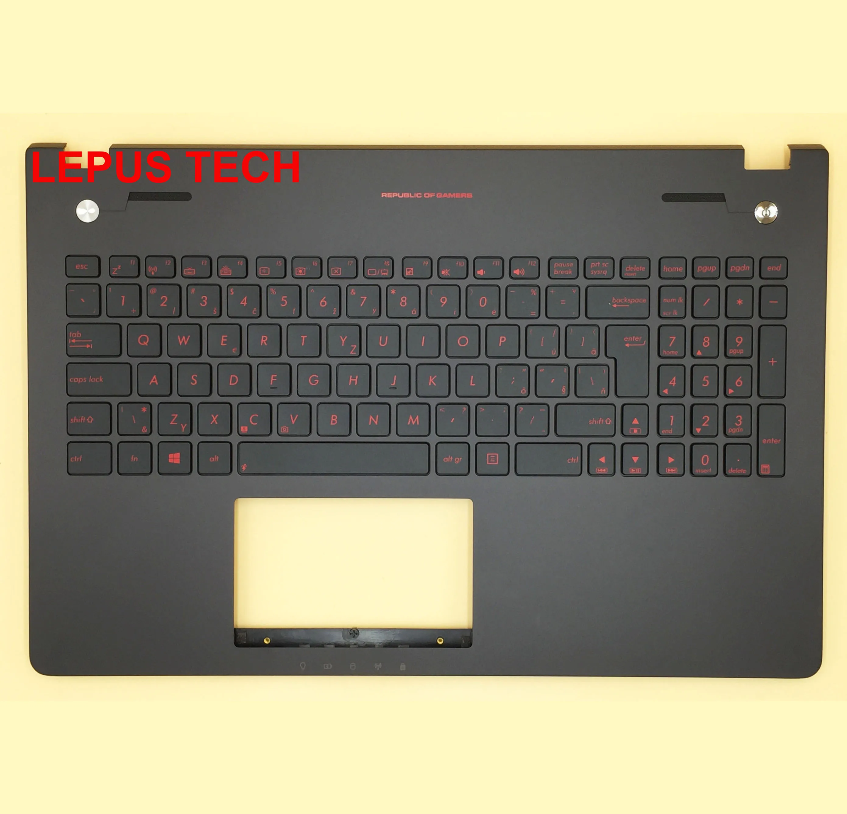 Original new SK CZ keyboard for ASUS N56 N56VM G56 backlit palmrest keyboard black 90NB03Z3-R31SK0
Original new SK CZ keyboard for ASUS N56 N56VM G56 backlit palmrest keyboard black 90NB03Z3-R31SK0