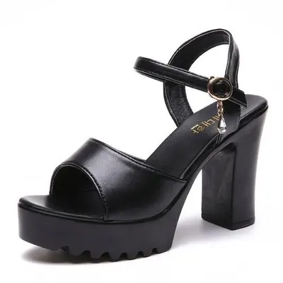 Sandals women's summer high heels 2021 new Korean thick heel thick bottom fish mouth muffin open toe one-way belt women's shoes, Customized color
Sandals women's summer high heels 2021 new Korean thick heel thick bottom fish mouth muffin open toe one-way belt women's shoes, Customized color