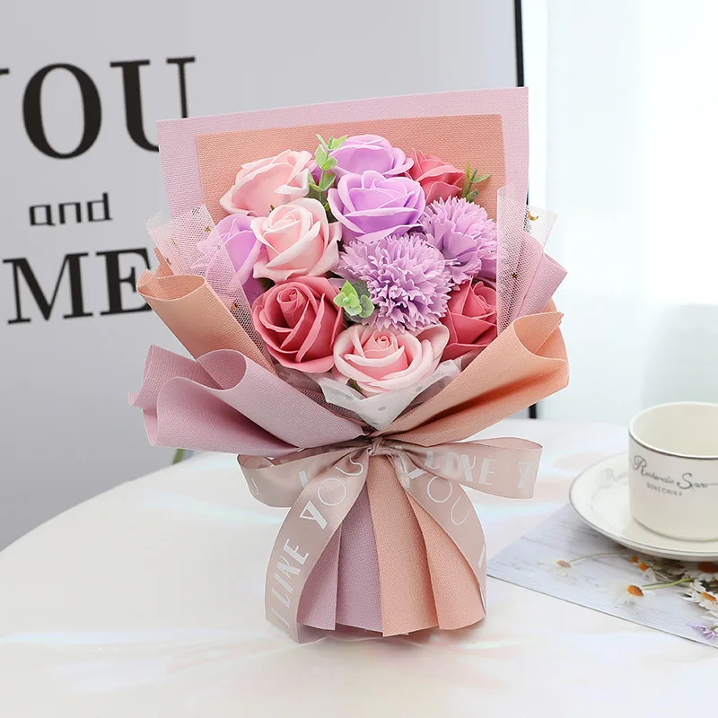 Soap Flower Bouquet Eleven Flowers Include Handmade Gift Box with Soap Plants Color Custom Soap Flower Bouquet
Soap Flower Bouquet Eleven Flowers Include Handmade Gift Box with Soap Plants Color Custom Soap Flower Bouquet