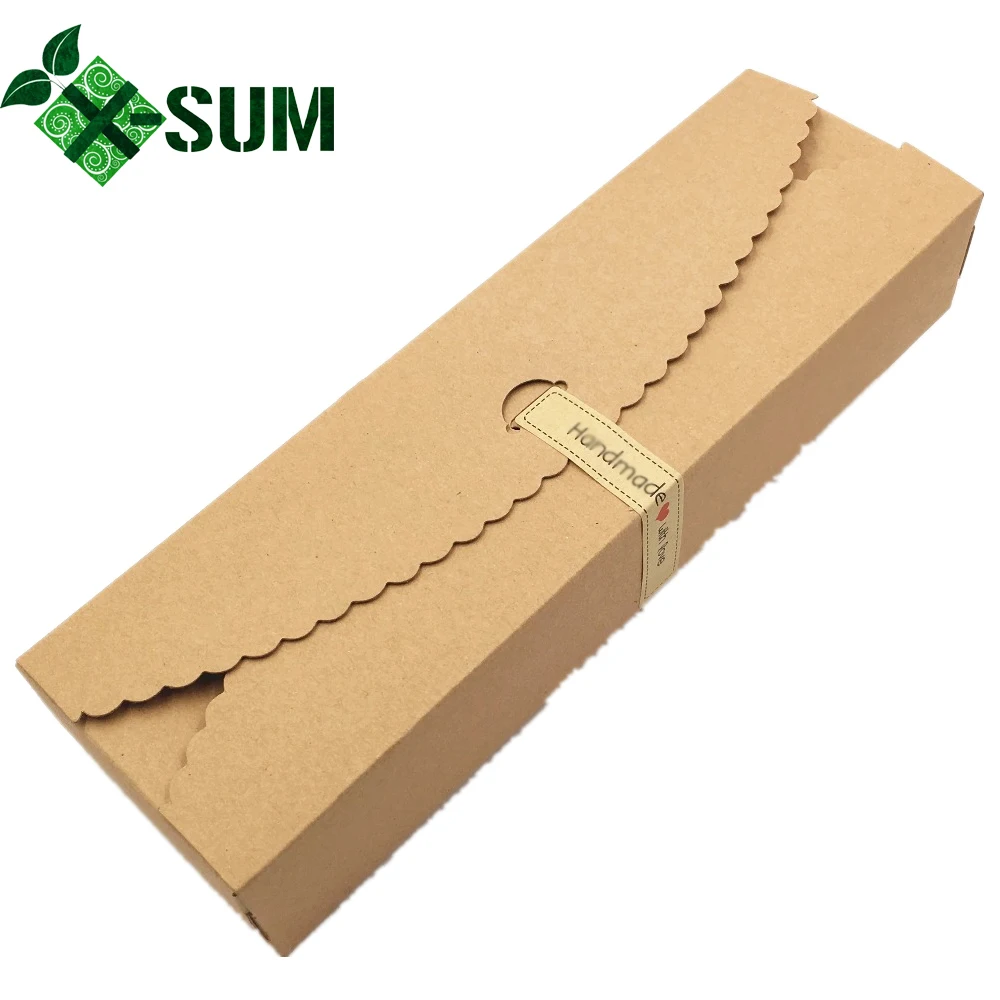 recycled cardboard custom printed gift packaging paper pen box