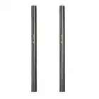 China biodegradable drinking metal reusable coffee and tea straw set