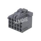 Haidie TE/AMP connector 1-967623-6 molded plastic shell Tyco amp electronics genuine gold