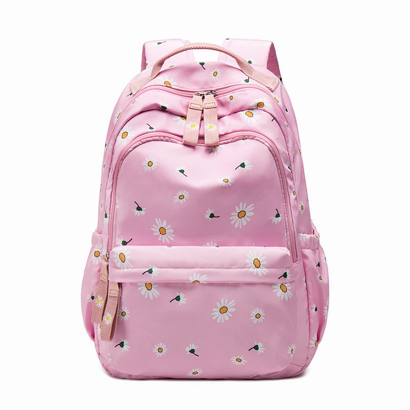 

JANHE Rucksack mochila Student Bookbag Causal Travel Daypack Women Day Bagback Girls Floral Satchel Bags Backpack, 4 colors