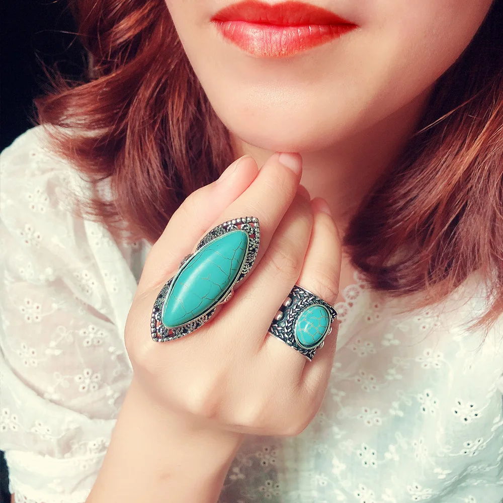 MRW30044 dangling traditional indian rings women's bohemian ring bohemian jewelry fashion 2021 jewelry turquoise ring, Picture shows
MRW30044 dangling traditional indian rings women's bohemian ring bohemian jewelry fashion 2021 jewelry turquoise ring, Picture shows
