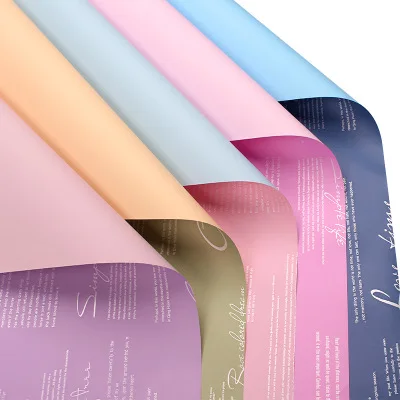 INUNION New design waterproof floral paper plastic wrapping film Flower wrapping paper for flower
INUNION New design waterproof floral paper plastic wrapping film Flower wrapping paper for flower