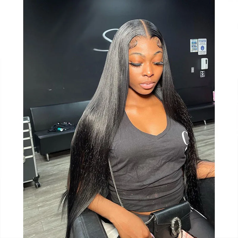China Natural Color Long Swiss Lace Straight Hair Wig For Black Women 100% Raw Brazilian Human Hair Lace Front Wig
China Natural Color Long Swiss Lace Straight Hair Wig For Black Women 100% Raw Brazilian Human Hair Lace Front Wig