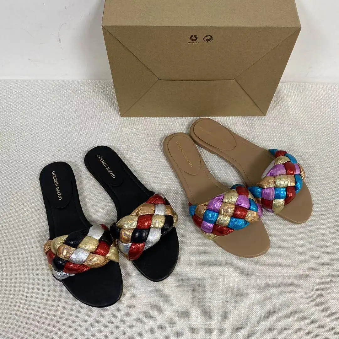 2021 women fashion chic streetwear plus size slippers slip on slides flat sandals shoes, Picture colors
2021 women fashion chic streetwear plus size slippers slip on slides flat sandals shoes, Picture colors